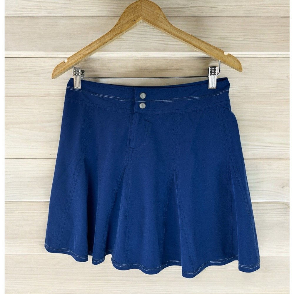 Title Nine Skort Skirt + Shorts Blue Tennis Pickleball Golf Flare Swing Size 2 - Picture 14 of 14